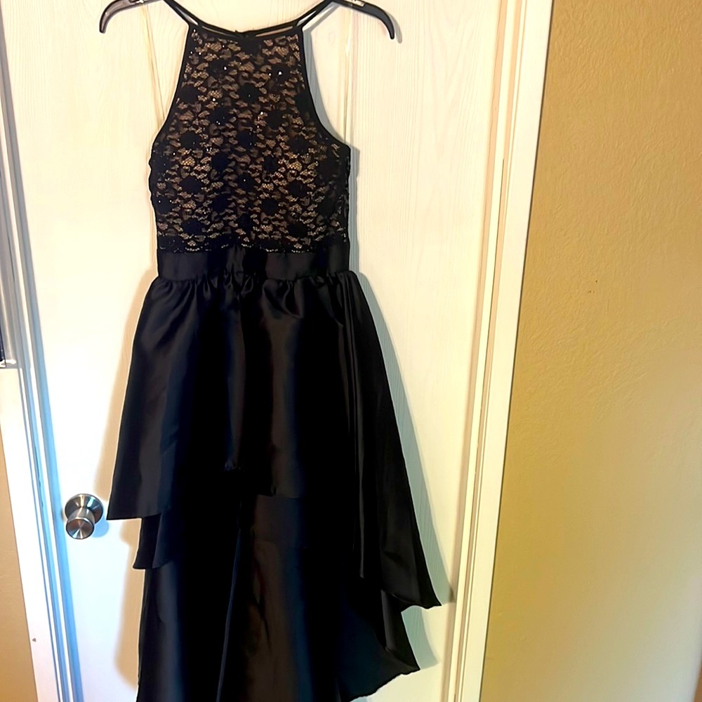 Emerald Sunday Black, Sparkly Evening Dress!